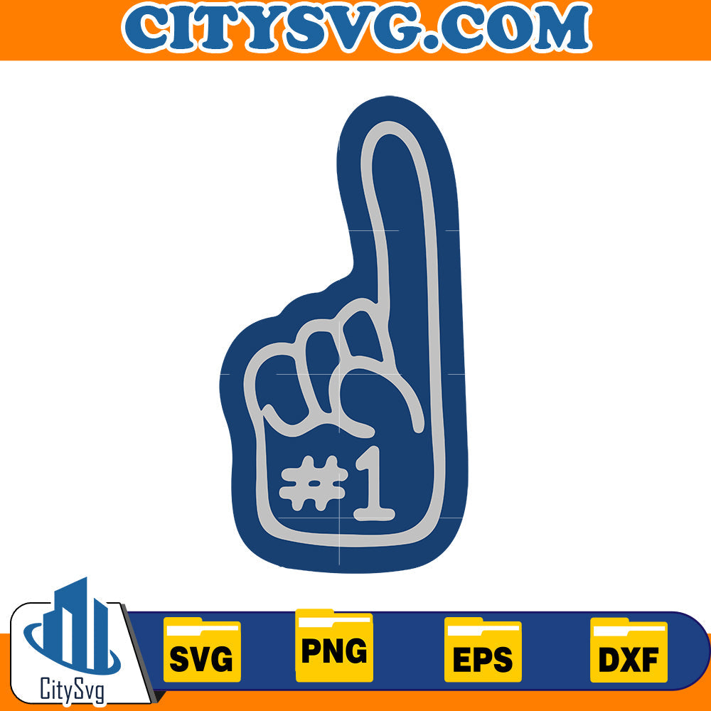 #1 Indianapolis Colts Svg