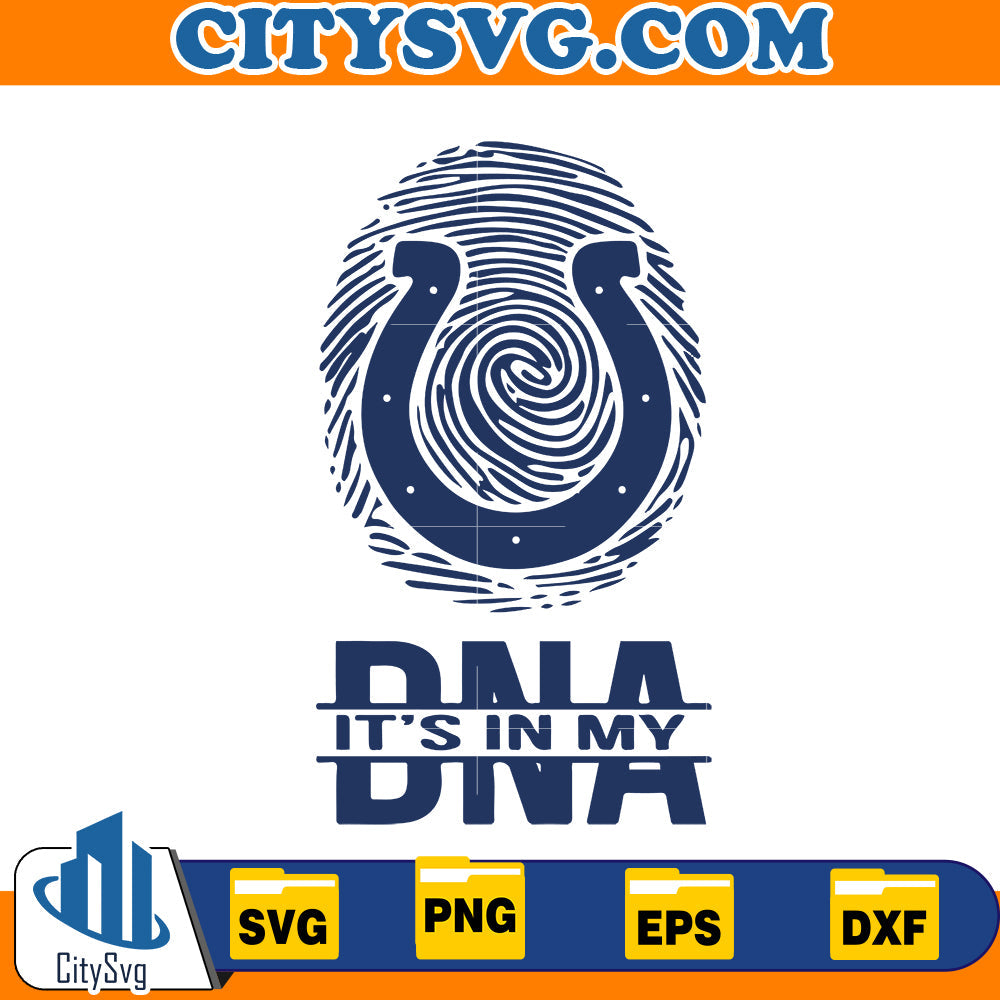 It' in my DNA Indianapolis Colts Svg