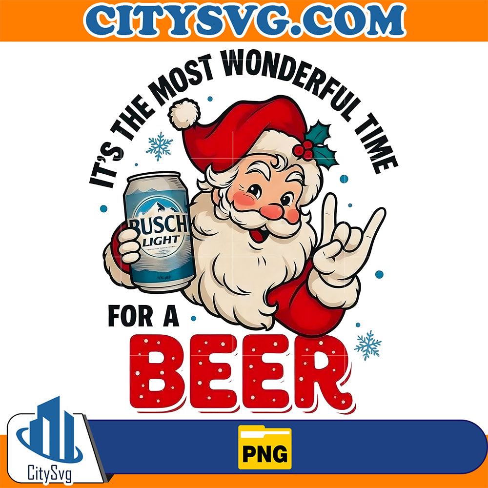 It-s-The-Most-Wonderful-Time-For-A-Beer-Busch-Light-Png