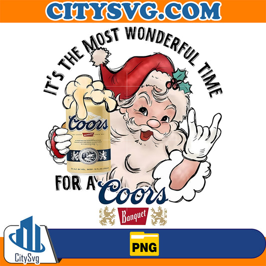 It-s-The-Most-Wonderful-Time-For-A-Coors-Banquet-Png