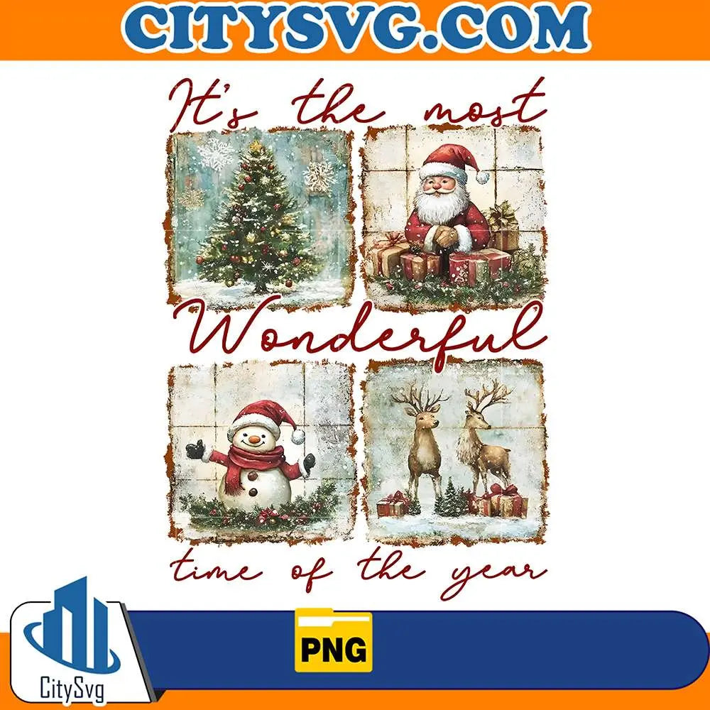 ItsTheMostWonderfulTimeOfTheYearChristmasPng