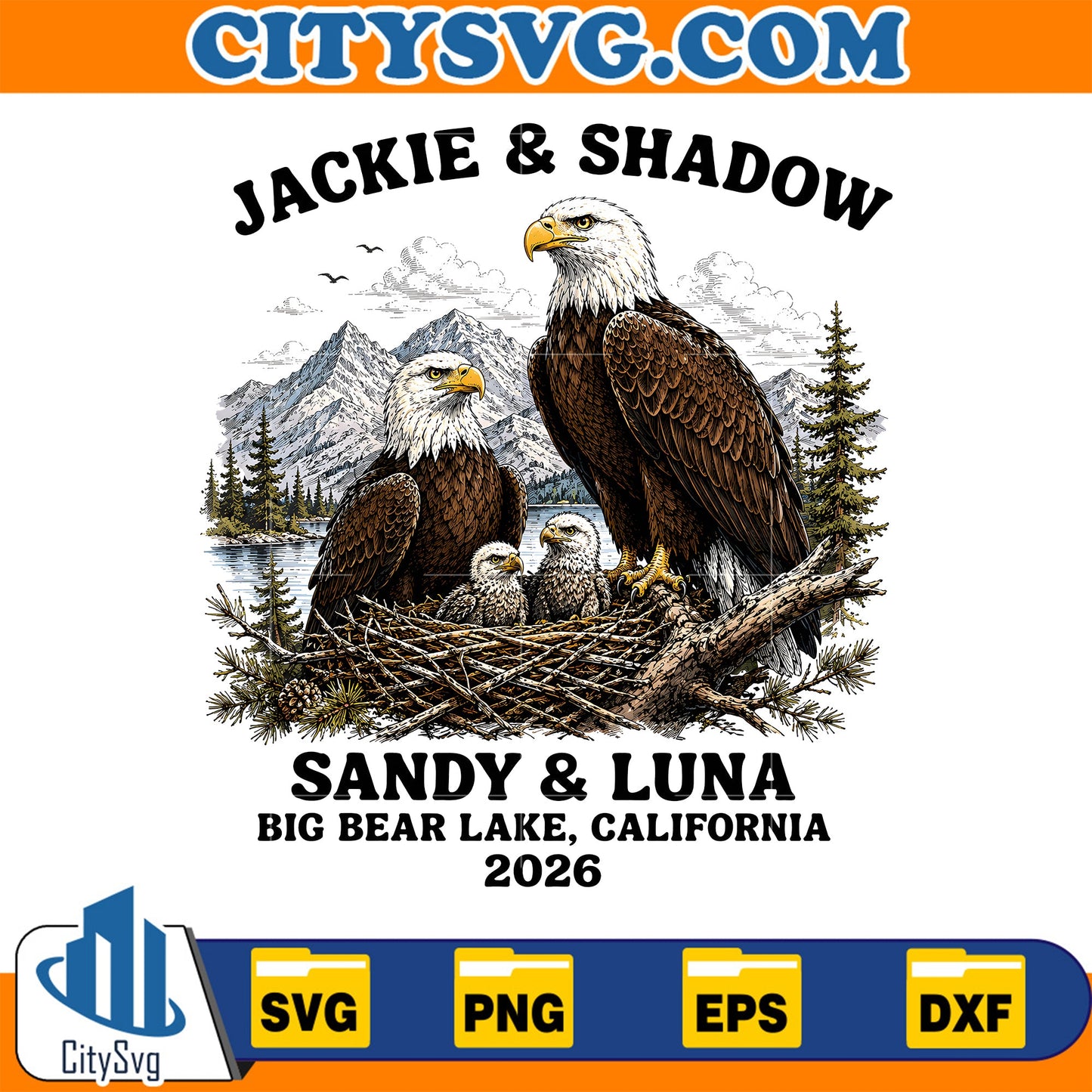 Jackie-And-Shadow-Sandy-Luna-Big-Bear-Lake-California-Eagle-Svg