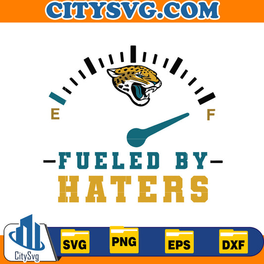 Fueled by Haters Jacksonville Jaguars Svg