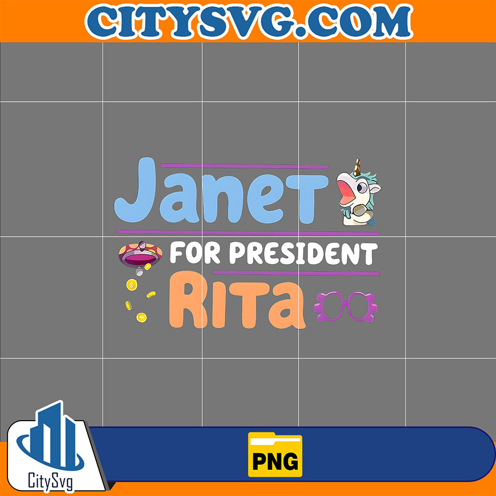 Janet For Prisident Rita Png