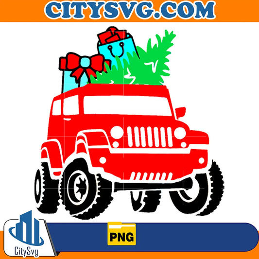 JeepChristmasPng_11
