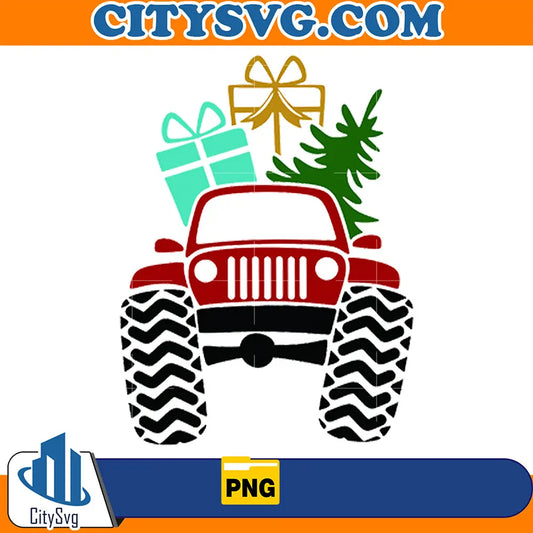 JeepChristmasPng_2