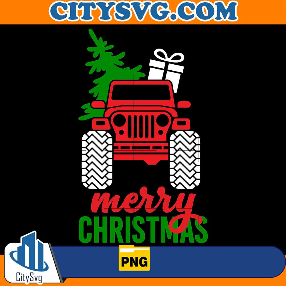 JeepChristmasPng_7