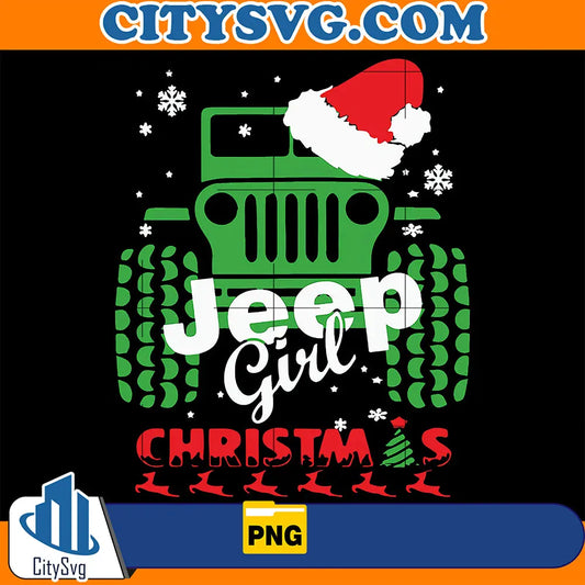 JeepGirlChristmasPng