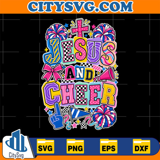 Jesus-And-Cheer-Svg