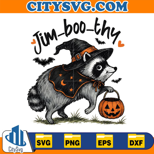 Jim Boo Thy Raccoon Svg CitySvg