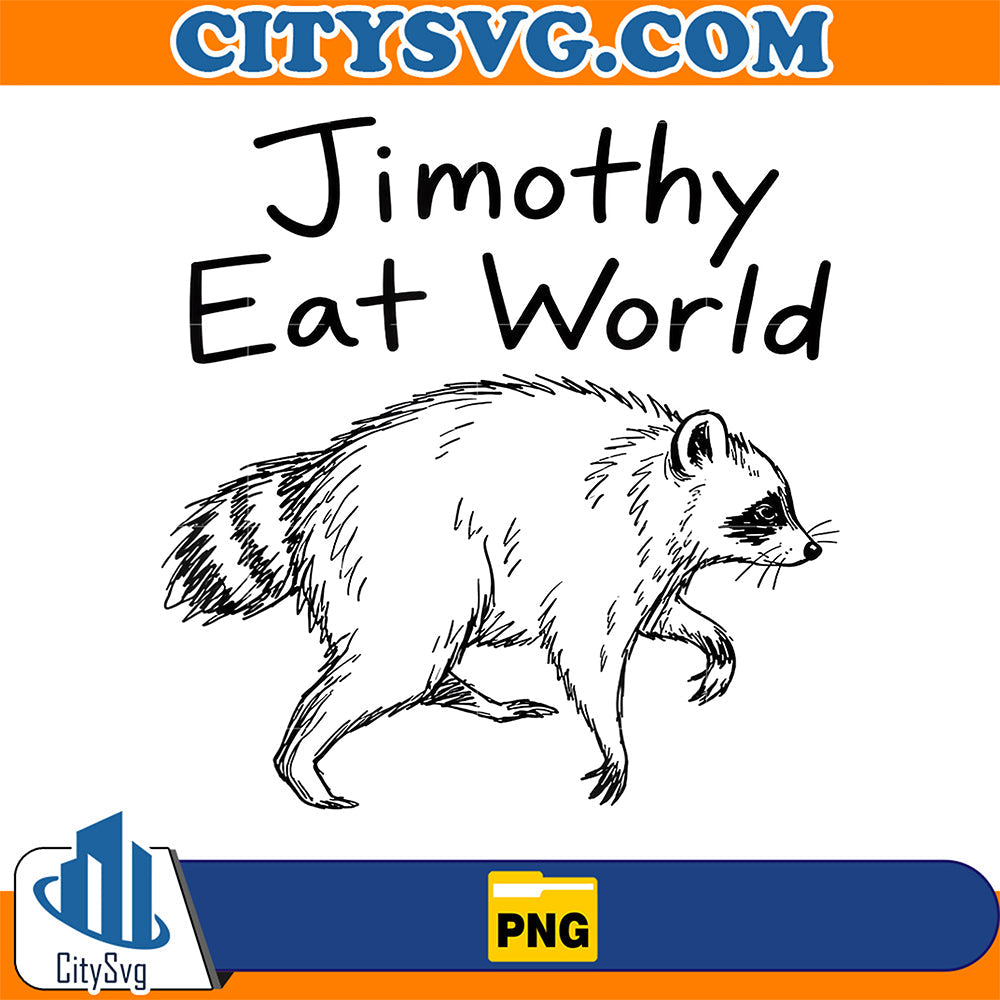 Jimothy-Eat-World-Raccoon-Seattle-Trash-Panda-Png