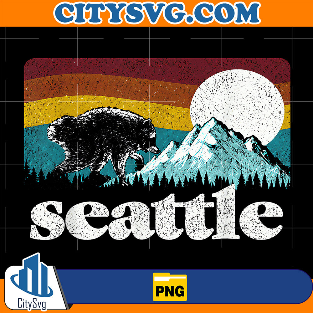 Jimothy-Raccoon-Seattle-Mountain-Retro-Sunset-Png