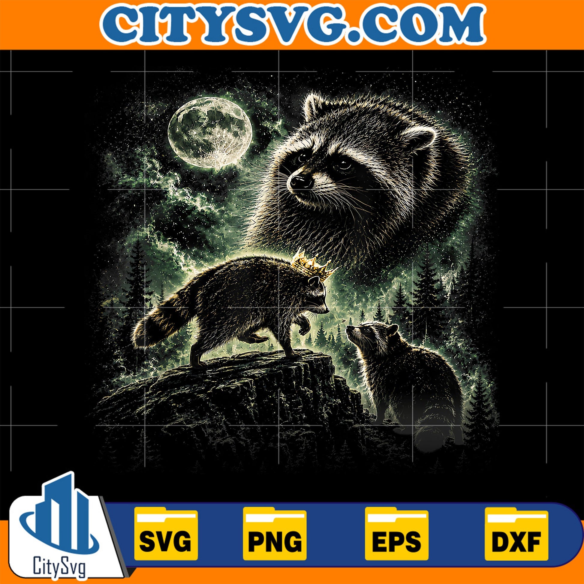 Jimothy-Raccoon-Svg-Three-Raccoon-Moon-Svg