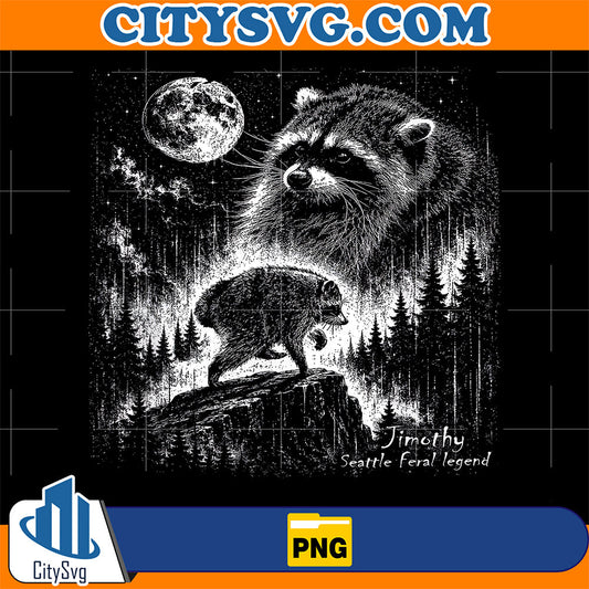 Jimothy-Seattle-Feral-Legend-Raccoon-Png