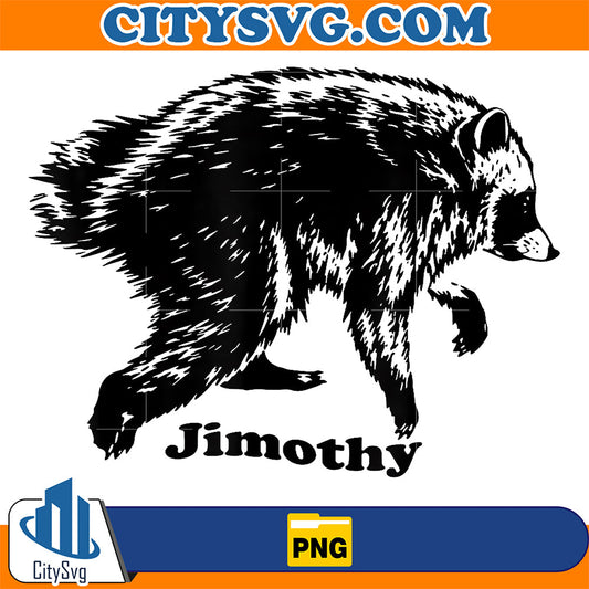 Jimothy Viral Raccoon Funny Trash Panda Wildlife Png CitySvg