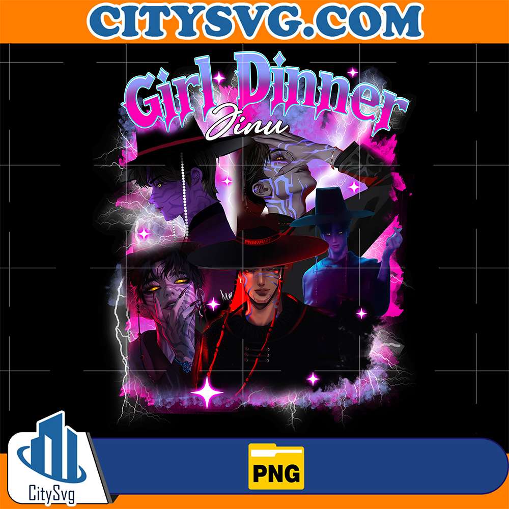 Jinu-Girl-Dinner-Kpop-Demon-Hunters-Png