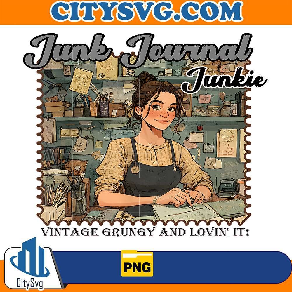 Junk-Journal-Junkie-Vintage-Grungy-And-Lovin-It-Png