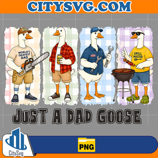 Just-A-Dad-Goose-Png