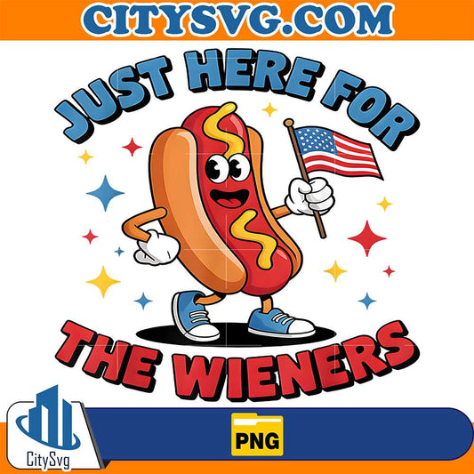 Just-Here-For-The-Hot-Dog-Wieners-4th-Of-July-Png