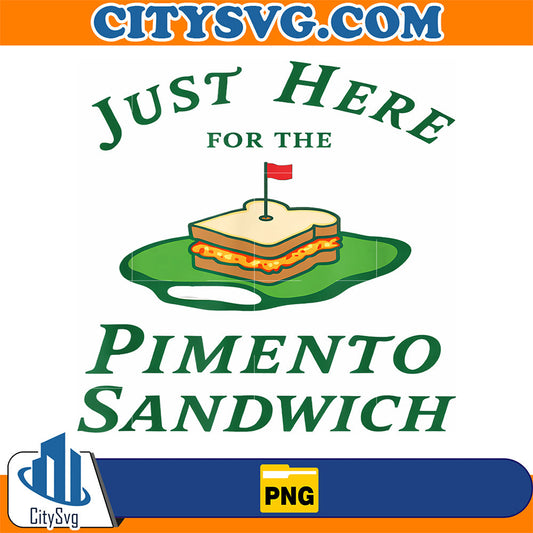 Just-Here-For-The-Pimento-Cheese-Sandwich-Golf-Humor-Season-Png