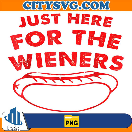 Just-Here-For-The-Wieners-Hot-Dog-4th-Of-July-American-Png
