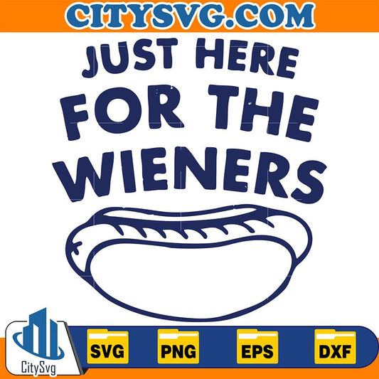 Just-Here-For-The-Wieners-Svg