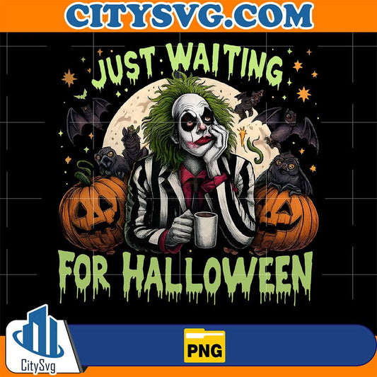 Just-Waiting-For-Halloween-Beetlejuice-Png