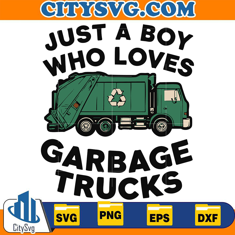 JustABoyWhoLovesGarbageTrucksSvg