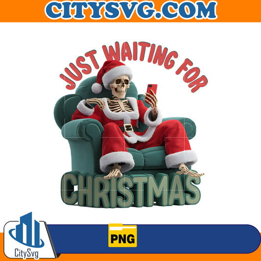 Just waiting for Christmas Png CitySvg