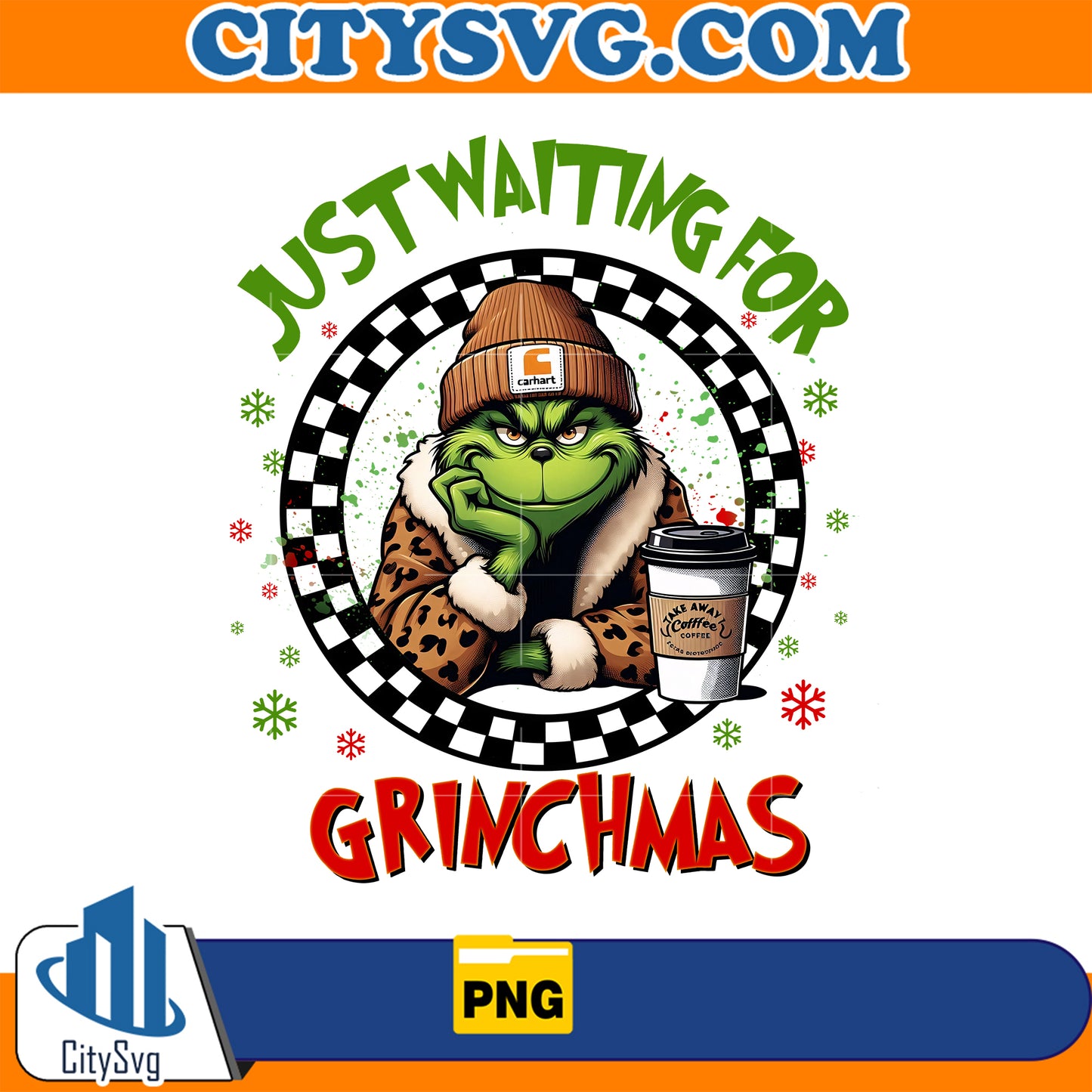 JustWaitingForGrinchmasChristmasPng