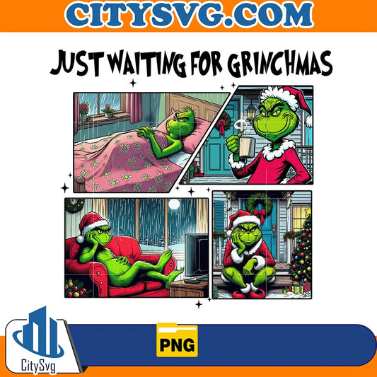 JustWaitingForGrinchmasChristmasPng4