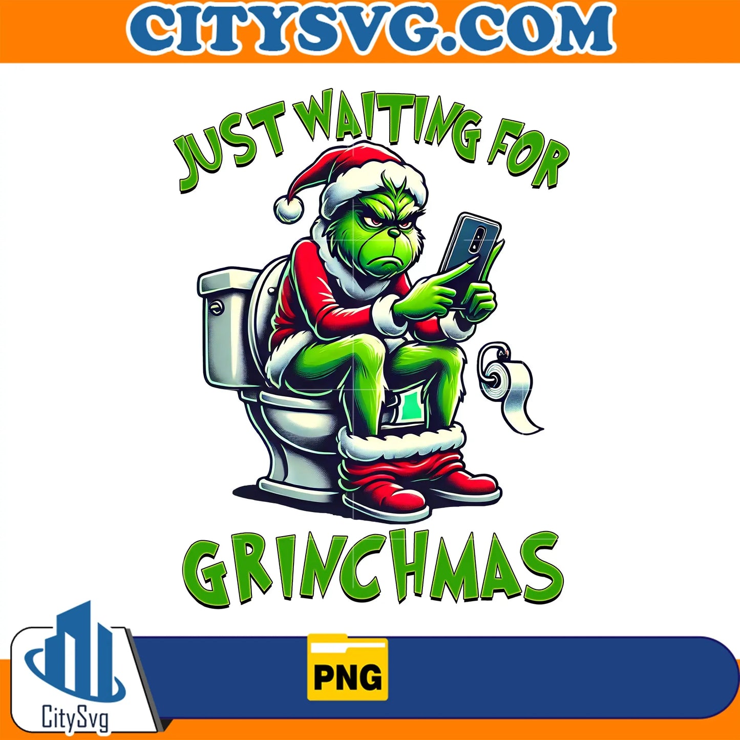 JustWaitingForGrinchmasChristmasPng_2