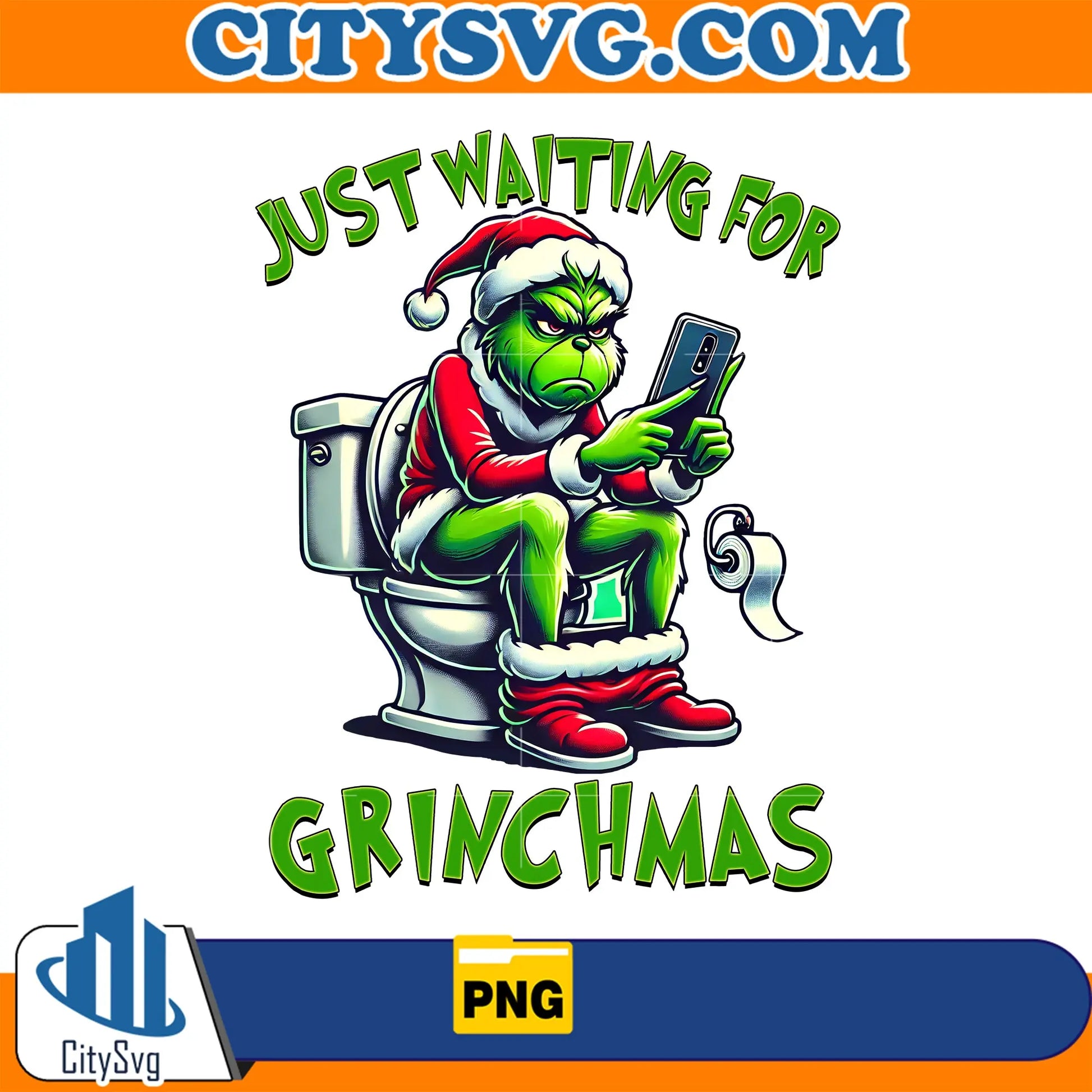 JustWaitingForGrinchmasChristmasPng_2