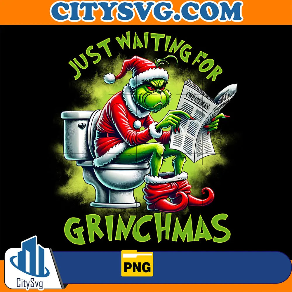 JustWaitingForGrinchmasChristmasPng_5