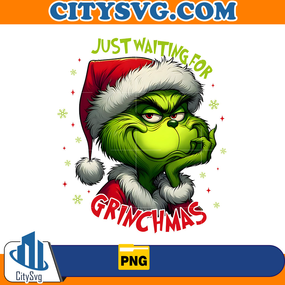 Just waiting for grinchmas Png