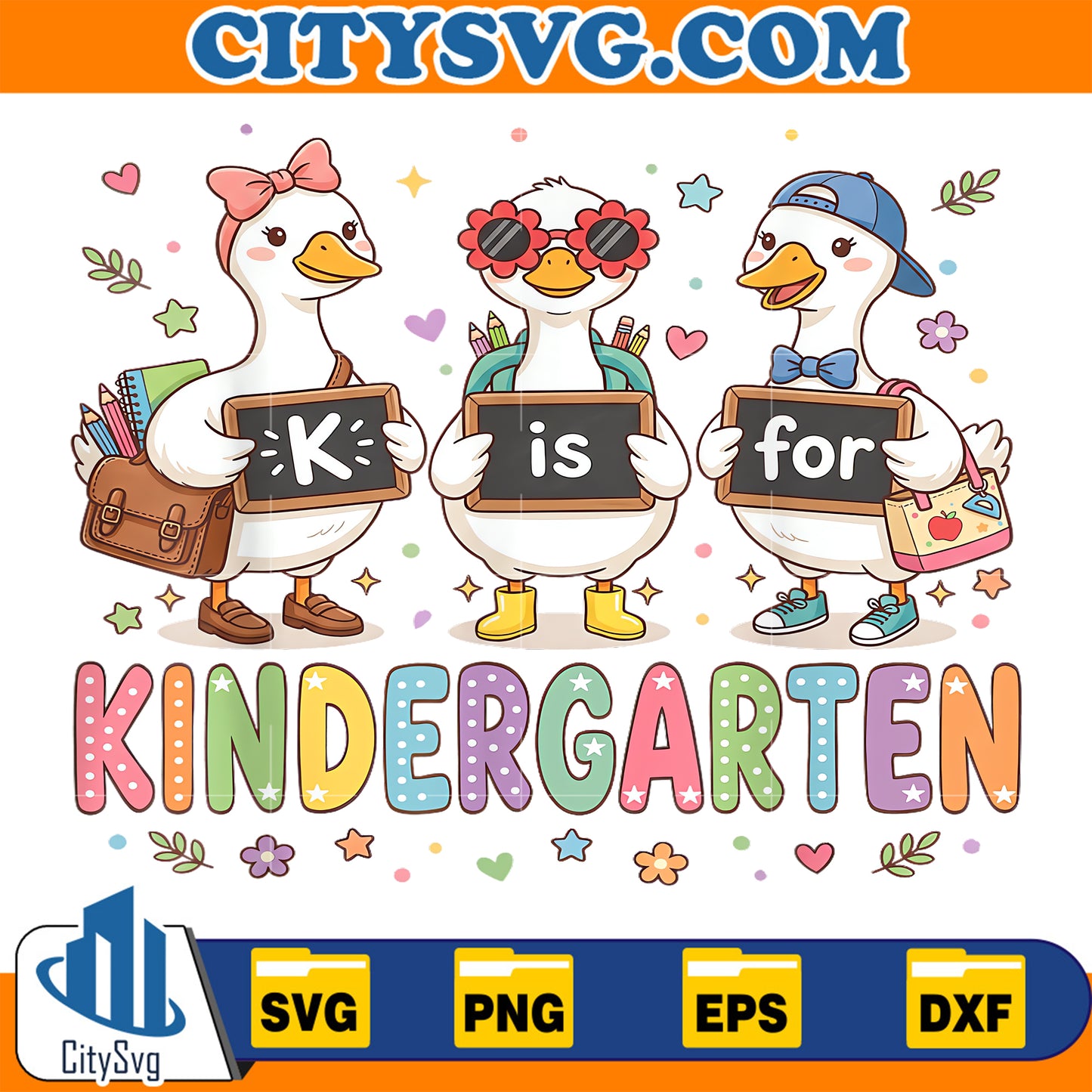 K-Is-For-Kindergarten-Teacher-Silly-Goose-Back-To-School-Svg