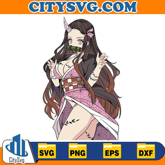 Kamado-Nezuko-Demon-Slayer-Svg-3
