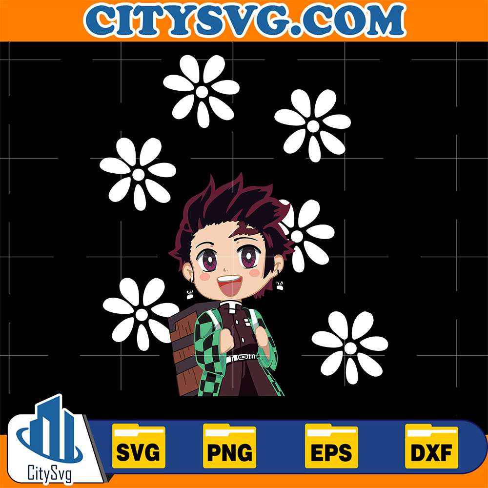 Kamado-Tanjiro-Chibi-Demon-Slayer-Svg