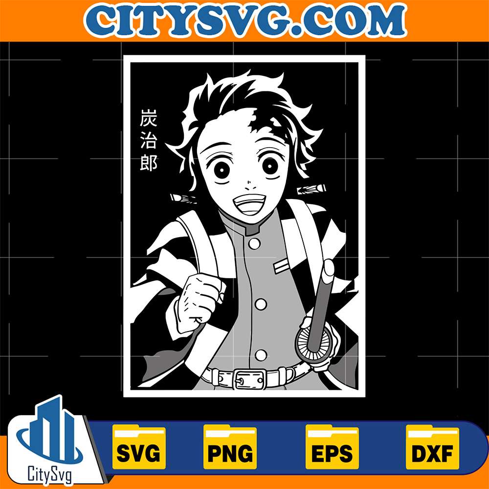 Kamado-Tanjiro-Demon-Slayer-Svg