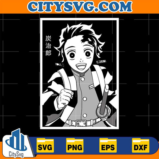 Kamado-Tanjiro-Demon-Slayer-Svg