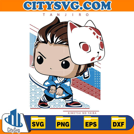 Kamado-Tanjiro-Fox-Mask-Chibi-Demon-Slayer-Svg