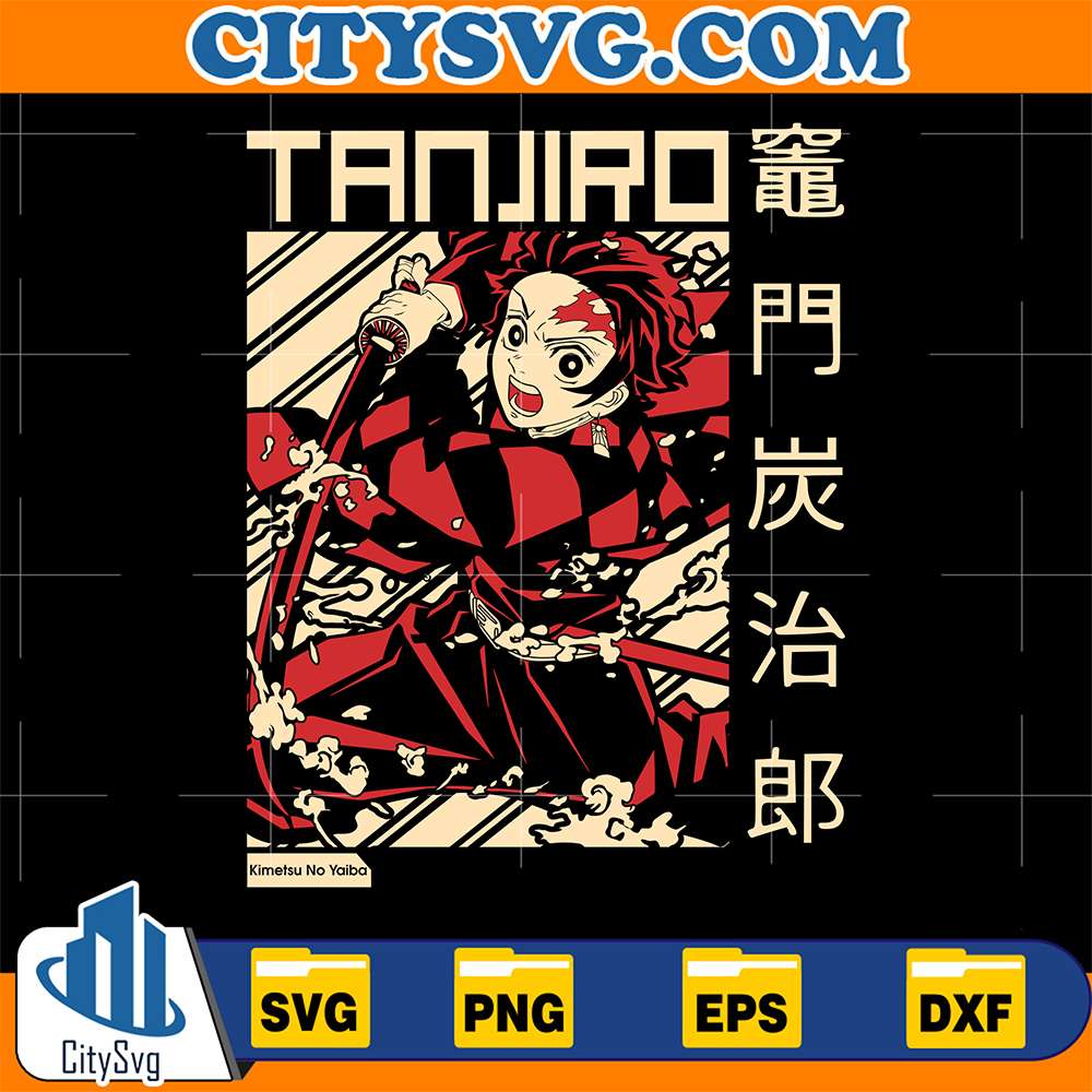 Kamado-Tanjiro-Water-Breathing-Demon-Slayer-Svg