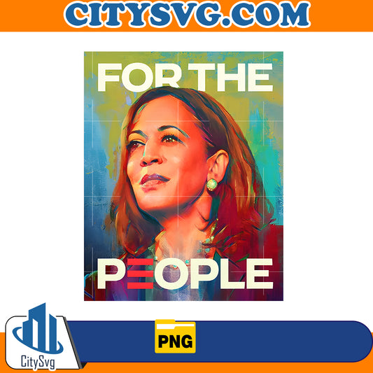 Kamala For the People Png