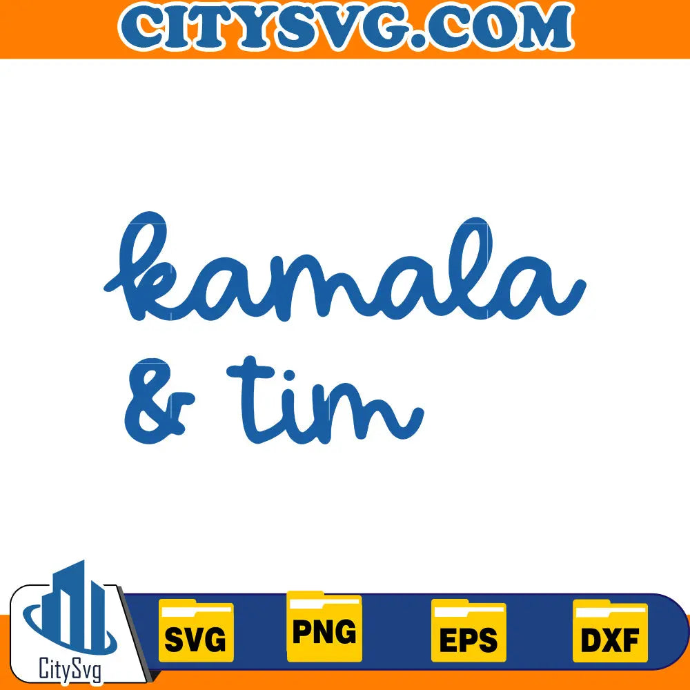 Kamala & Tim Svg – CITYSVG
