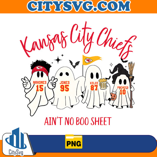 Kansas City Ain’t No Boo Sheet Svg