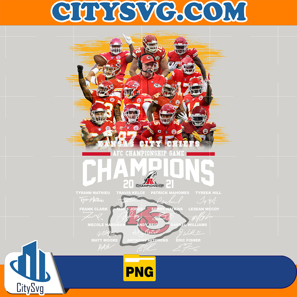 KansasCityChiefsAfcChampionshipGameChampions2021Png