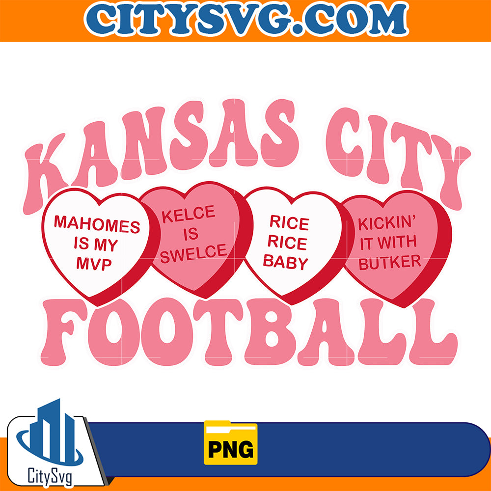 KansasCityFootBallValentinePng