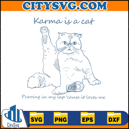 KarmaIsACatPurringInMyLpa_causeItLoverMeSvg