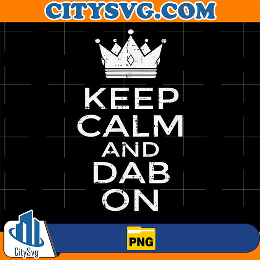 Keep-Calmand-Dab-On-Png