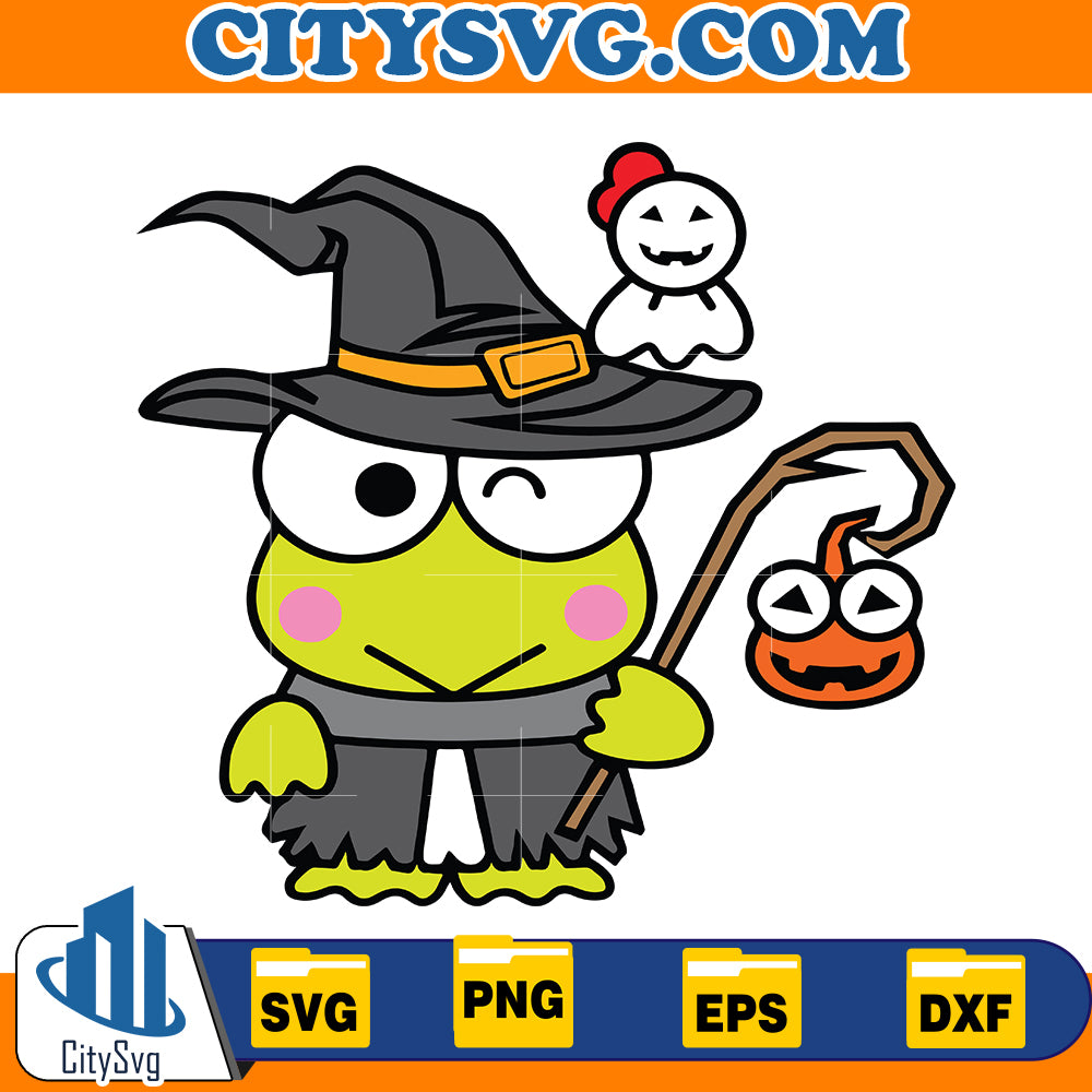 Keroppi Halloween Svg